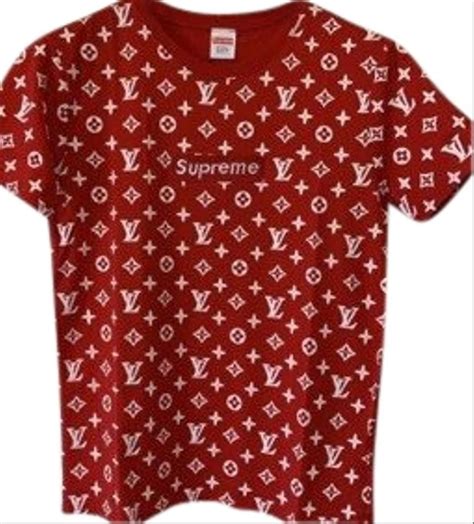 supreme louis vuitton red t shirt|louis vuitton x supreme outlet.